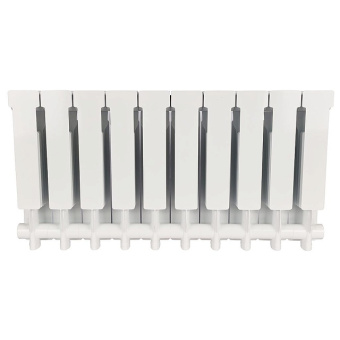 ALPHA 350 10 секций радиатор алюминиевый боковое подключение (белый RAL 9016)