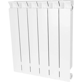 STOUT STYLE 500 6 секций радиатор биметаллический боковое подключение (белый RAL 9010)