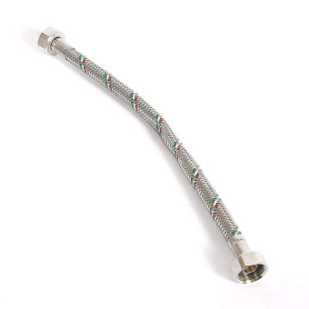 Гибкая подводка для воды UNI-FITT ВВ 1/2" 30 см оплетка из нержавеющей стали