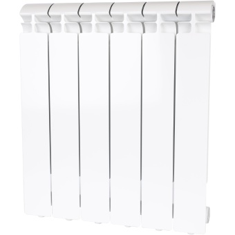 ALPHA 500 6 секций радиатор алюминиевый боковое подключение (белый RAL 9016)