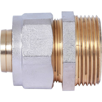 STOUT Переходник с наружной резьбой 1 1/4"х32 для металлопластиковых труб винтовой