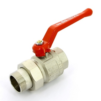 Кран шаровой НВ ETALON рычаг Uni-Fitt с разъемным соединением 1"1/2 полнопроходной