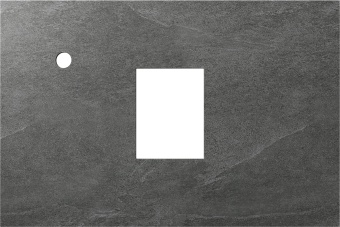 Тумба с раковиной STWORKI Карлстад 75 дуб рошелье, роверелла, с отверстием для смесителя в столешнице