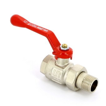 Кран шаровой НВ 1/2" UNI-FITT полнопроходной рычаг с разъемным соединением
