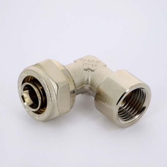 Угол обжим-В никелированный UNI-FITT 20х1/2"