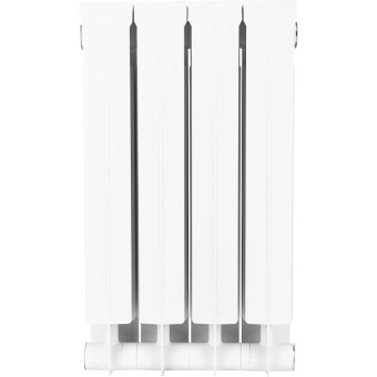 STOUT STYLE 500 4 секции радиатор биметаллический боковое подключение (белый RAL 9010)