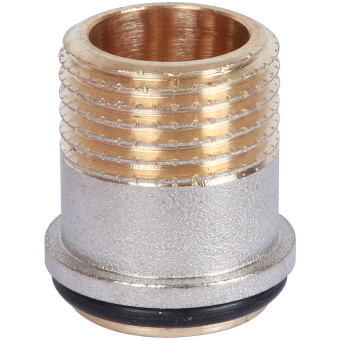 ROMMER Шаровой кран угловой с американкой 1/2" ВН/НР, ручка бабочка