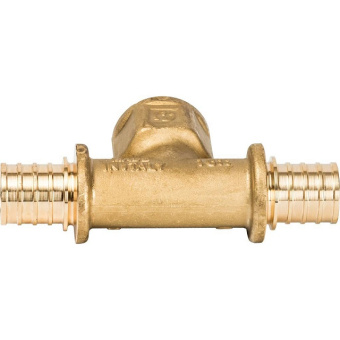 STOUT Тройник-переходник с внутренней резьбой 20xR 1/2" для труб из сшитого полиэтилена аксиальный