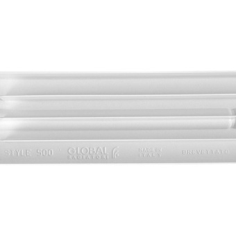 STOUT STYLE 350 6 секций радиатор биметаллический боковое подключение (белый RAL 9010)