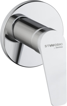 Смеситель для душа STWORKI by Damixa Дублин HFDB75000 C ВНУТРЕННЕЙ ЧАСТЬЮ, хром