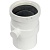 STOUT Элемент дымохода вертикальный D80 п/м с патрубком для отвода конденсата