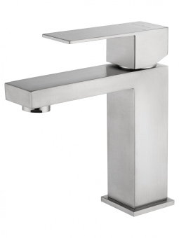 Смеситель для раковины WONZON & WOGHAND, Брашированный никель (WW-A40982-BS)