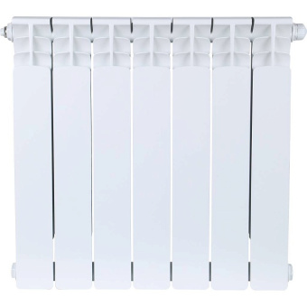 STOUT Space 500 7 секций радиатор биметаллический нижнее правое подключение RAL9016