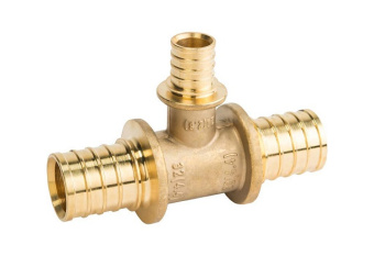 STOUT Тройник переходной 25x16x20 для труб из сшитого полиэтилена аксиальный