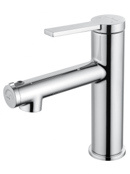 Смеситель для раковины с функцией полоскания WONZON & WOGHAND, Хром (WW-H1017-CR)