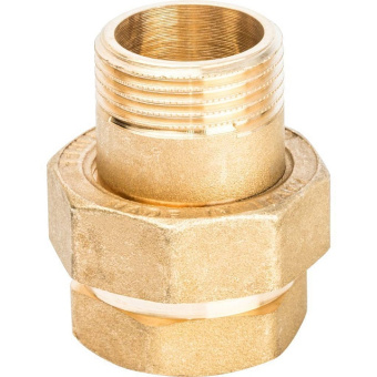 STOUT Разъемное соединение "американка" ВН, уплотнение под гайкой по плоскости, 1”