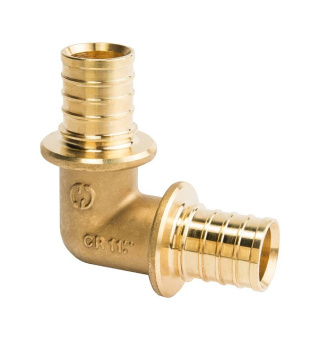 STOUT Угольник 90° 20 для труб из сшитого полиэтилена аксиальный