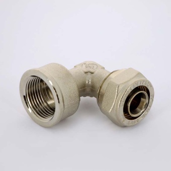 Угол обжим-В никелированный UNI-FITT 20х3/4"