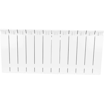 STOUT STYLE 350 12 секций радиатор биметаллический боковое подключение (белый RAL 9010)