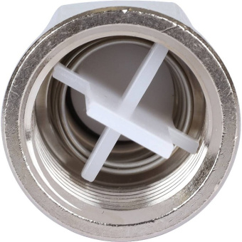 STOUT Клапан отсекающий, обратный, 1/2" никель
