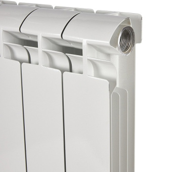 ALPHA 500 4 секций радиатор алюминиевый боковое подключение (белый RAL 9016)