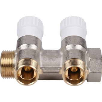 STOUT Коллектор распределительный 3/4", 2 отвода 1/2"