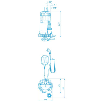 Дренажный насос Джилекс Дренажник 220/12