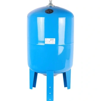 STOUT STW-0002 Расширительный бак, гидроаккумулятор 100 л. вертикальный (цвет синий)