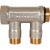 STOUT SMB 6211 341202 STOUT Коллектор с шаровыми кранами 3/4", 2 отвода 1/2" (синие ручки)