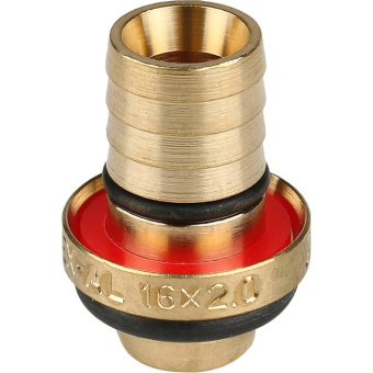 STOUT Тройник-переходник с внутренней резьбой 1/2"х16 для металлопластиковых труб винтовой