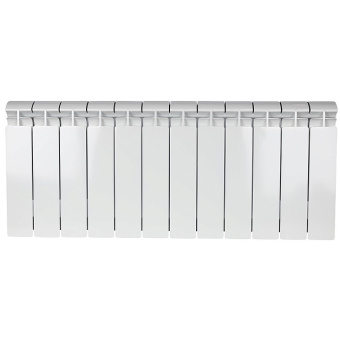 ALPHA 350 12 секций радиатор биметаллический боковое подключение (белый RAL 9016)