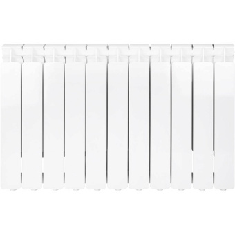 STOUT Bravo 500 11 секций радиатор алюминиевый боковое подключение RAL9010