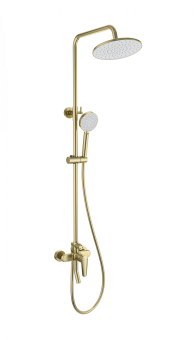 Душевая система WONZON & WOGHAND, Брашированное золото (WW-B2168-A-BG)