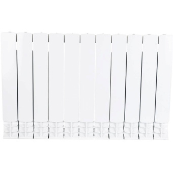 STOUT Space 500 11 секций радиатор биметаллический боковое подключение RAL9016