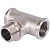 STOUT Тройник ВНВ никелированный 1/2"x1/2"x1/2"