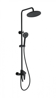 Душевая система WONZON & WOGHAND, Черный матовый (WW-B2168-A-MB)