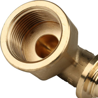 STOUT Угольник-переходник с внутренней резьбой 25xG 1" для труб из сшитого полиэтилена аксиальный