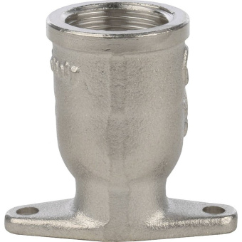 STOUT Угольник с креплением ВР никелированный 1/2