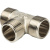 STOUT Тройник НН никелированный 1"X1"X1"
