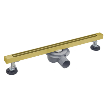 Душевой трап 60 см WONZON & WOGHAND, Брашированное золото (WW-65406T-BG)