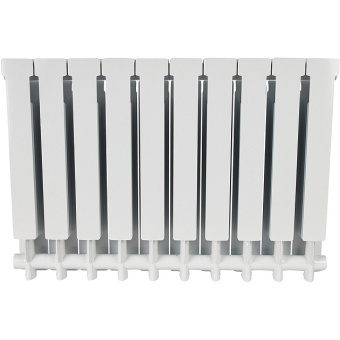 ALPHA 500 10 секций радиатор алюминиевый боковое подключение (белый RAL 9016)