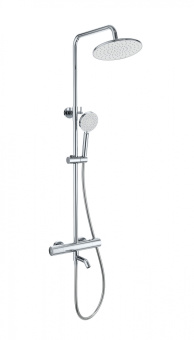 Душевая система с термостатом WONZON & WOGHAND INN 2, Хром (WW-A3006-T1-CR)