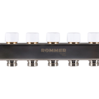 Коллектор с расходомерами, с клапаном, сливом, 12 выходов