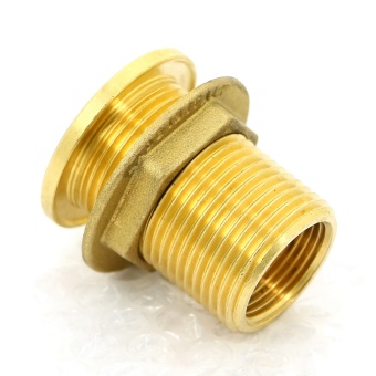 Выпуск резервуарный Н 1" с контргайкой, фланец без заглушки