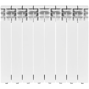 ROMMER Profi BM 500 (BI500-80-80-150) Profi BM 500 (BI500-80-80-150) 8 секции радиатор биметаллический (RAL9016)