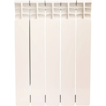 STOUT Space 500 5 секций радиатор биметаллический боковое подключение RAL9016