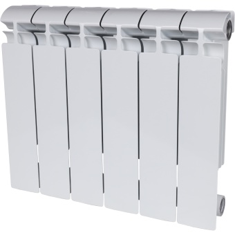 ALPHA 350 6 секций радиатор алюминиевый боковое подключение (белый RAL 9016)