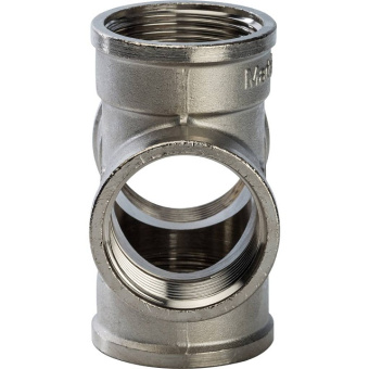 STOUT Крестовина ВВ никелированная 1"1/4