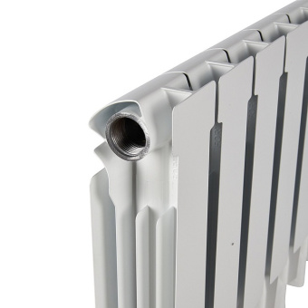 ALPHA 350 8 секций радиатор алюминиевый боковое подключение (белый RAL 9016)