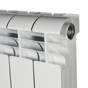 VEGA 500 10 секций радиатор алюминиевый боковое подключение (белый RAL 9016)